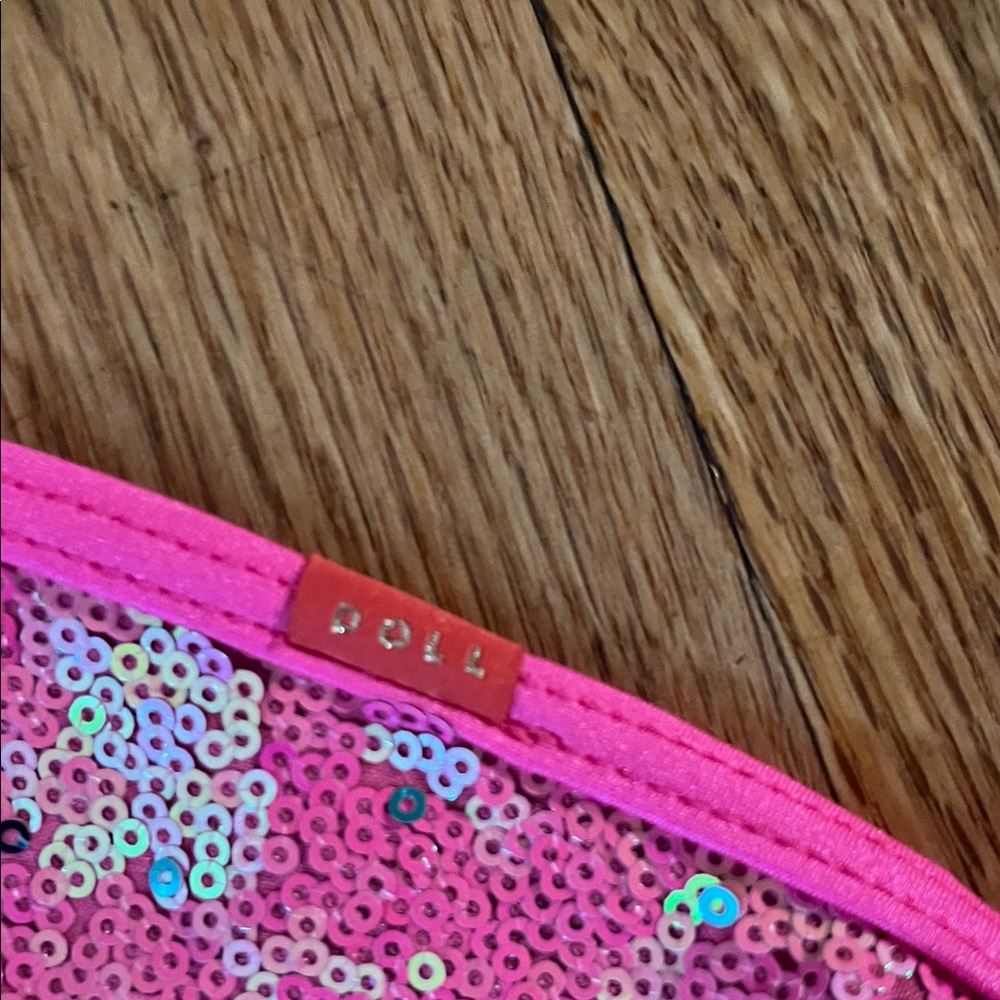 Pink Sequin Bikini Set - Picture 3 of 3